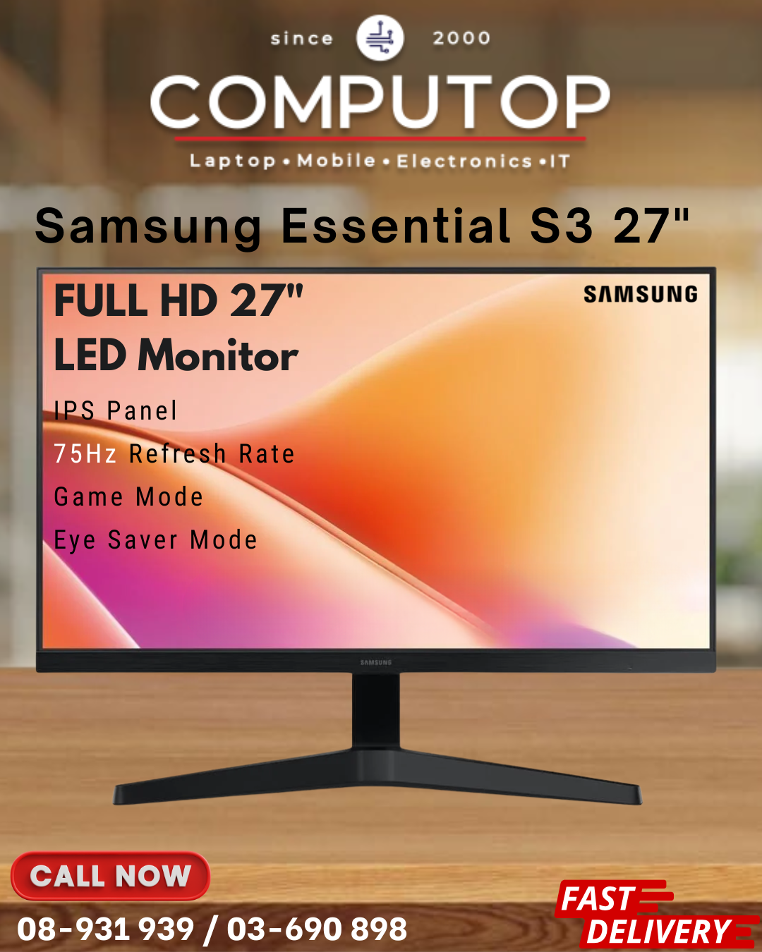 Samsung Essential S3 27"