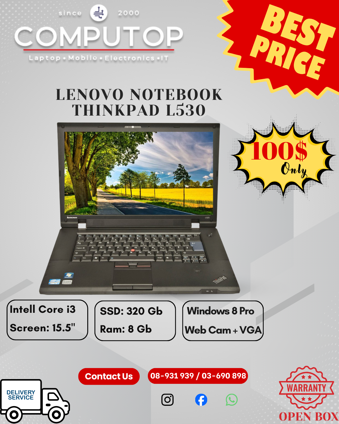 Lenovo NoteBook ThinkPad L530