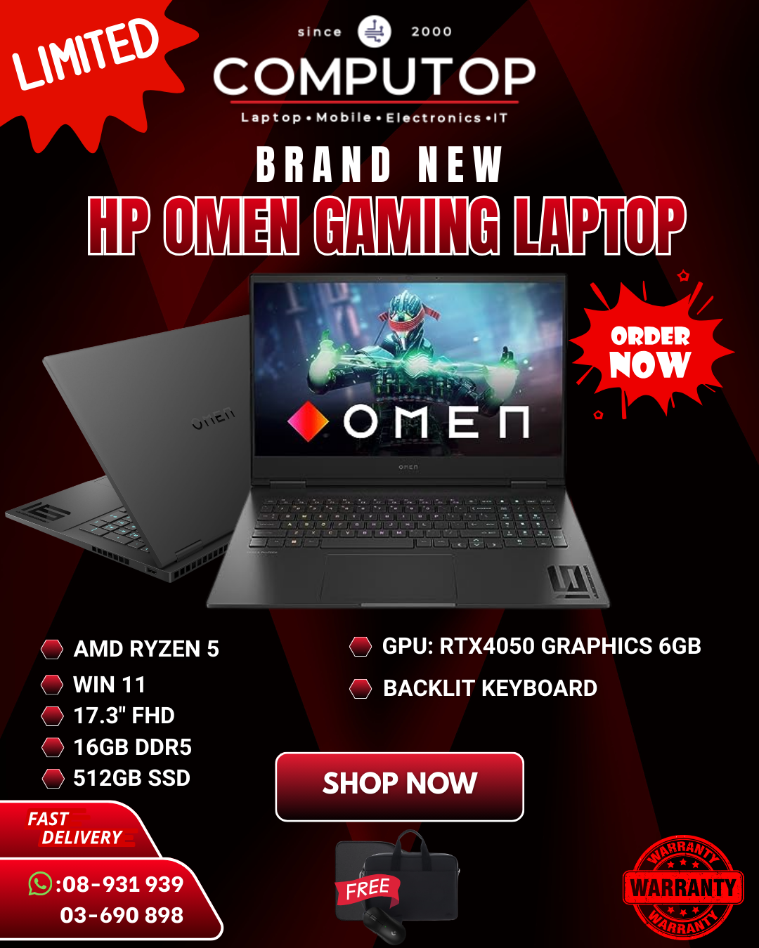 HP OMEN GAMING LAPTOP