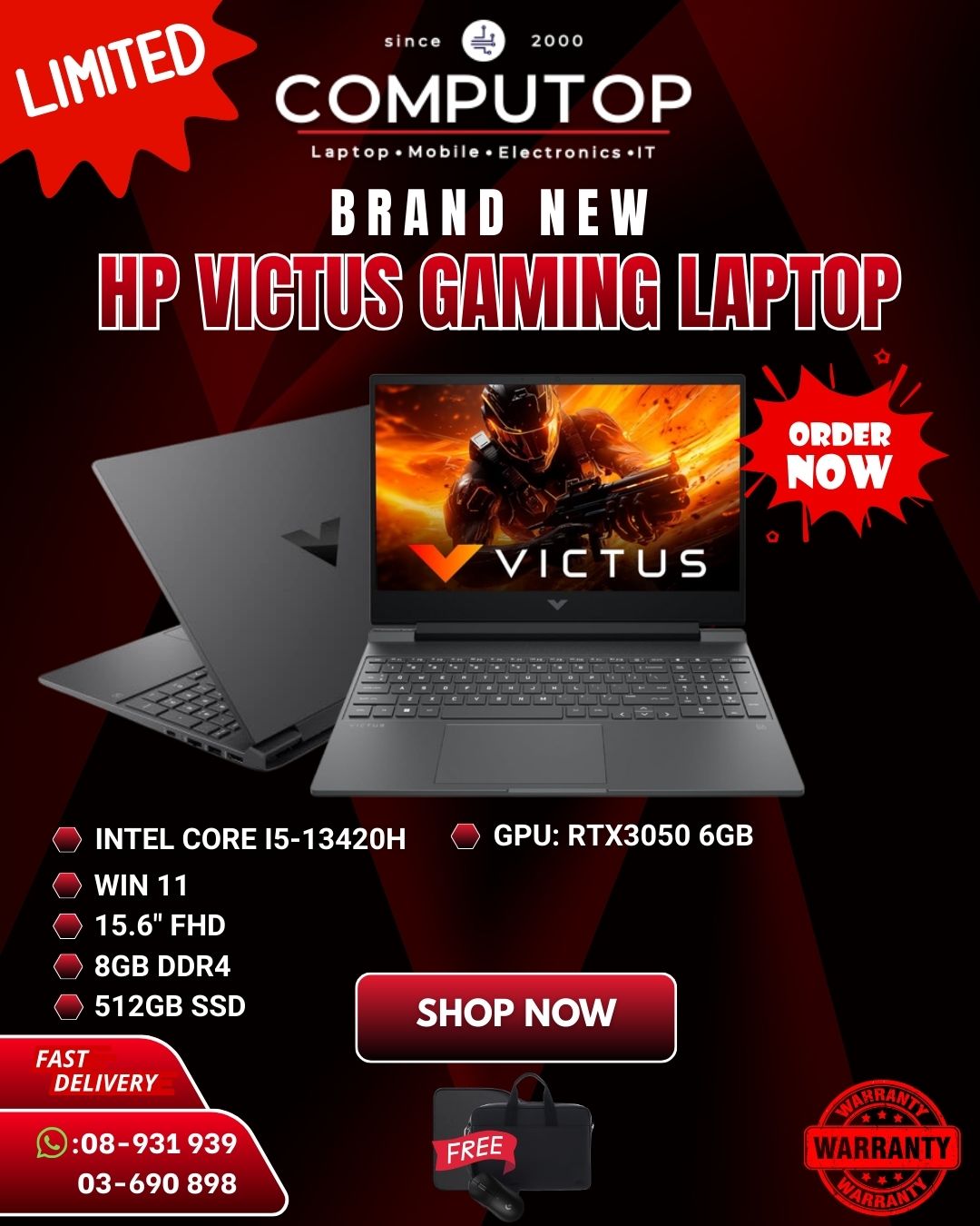 HP Victus Gaming Laptop
